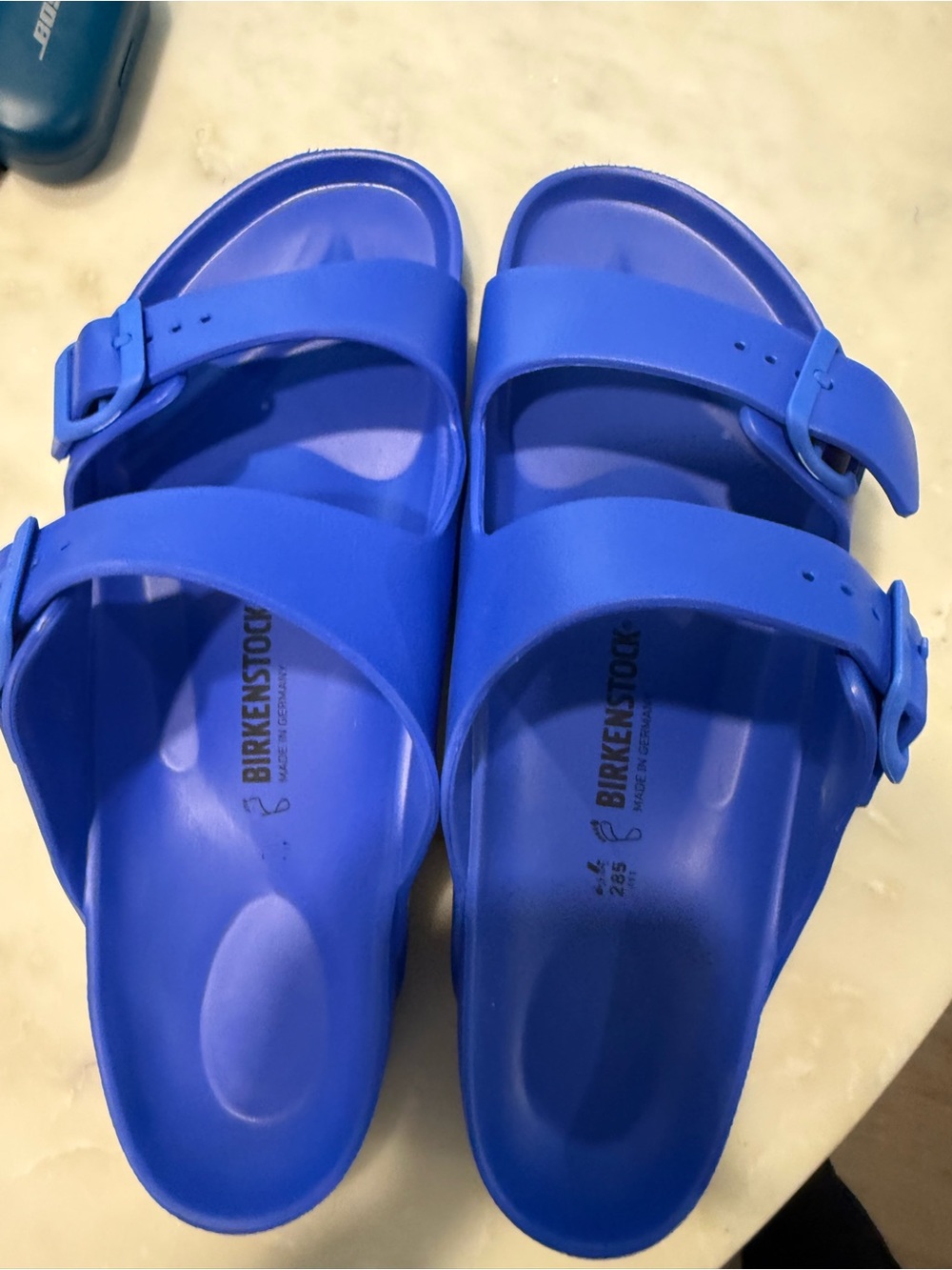 Birkenstock Kids Royal Blue Two-Strap EVA Sandals